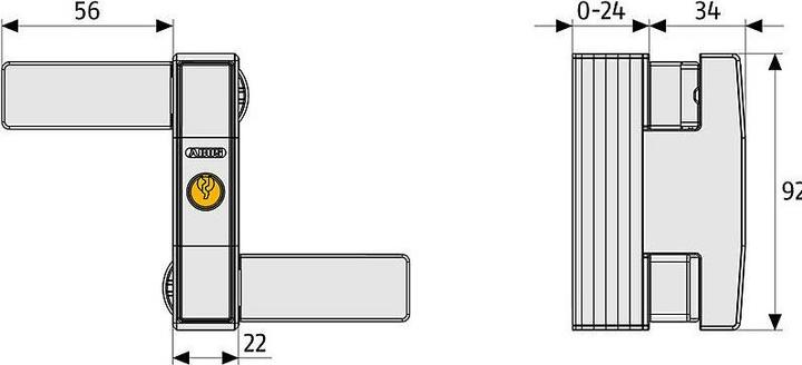 Produktbild Abus 2530 W AL0125