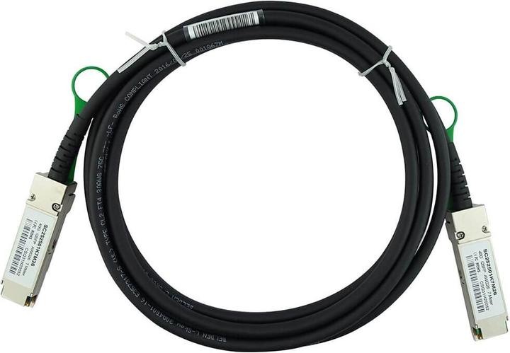Actual product image CBO Dell Mellanox X08YJ Compatible BlueLAN DAC QSFP SC252501K1M30