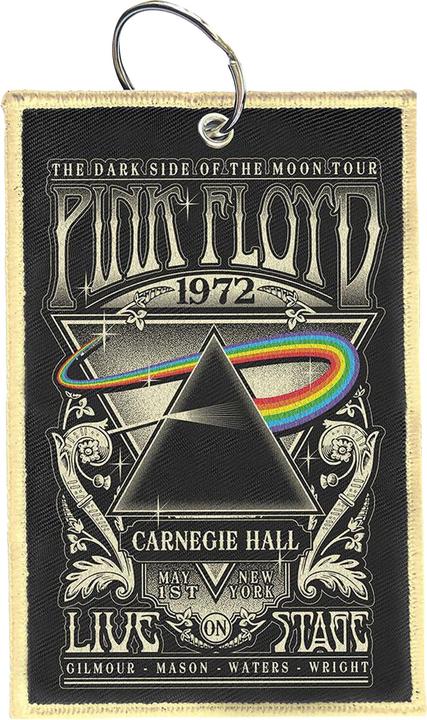 Pink Floyd Carnegie Hall Doppelseitiger Patch Schlüsselanhänger