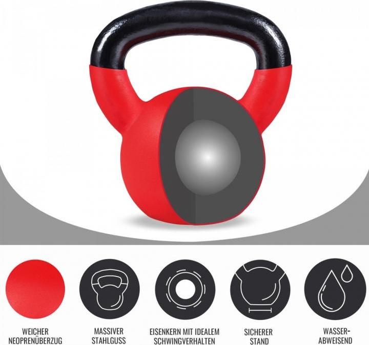 Produktbild Gorilla Sports Kettlebell (1 x 6 kg)
