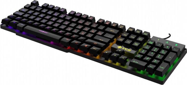 Produktbild Inca Rainbow Effect Mechanical Feel Gaming Keyboard (DE, Kabelgebunden)