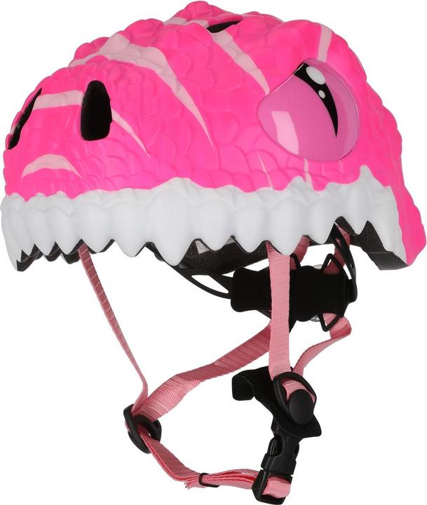 Actual product image Crazy Safety Dino Bicycle Helmet - Pink (100201-05-01) (49 - 55 cm)