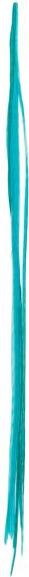 Plume Hair feathers Solid Teal