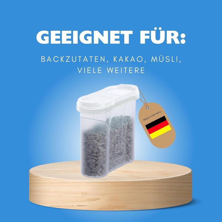 Produktbild Novaliv Salzstreuer 4 STÜCK Salz Vorratsdose zum Streuen 300 ml Masse (LxBxH): 11 x 5 x 11 cm Dosen f (Pfeffer, Muskatnuss, Salz)