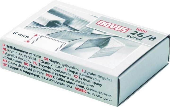 Actual product image Novus Staples 26/8 Super (1000 x)