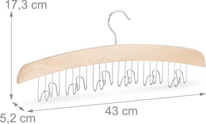 Actual product image Relaxdays Belt Rack for the Closet (1 x)