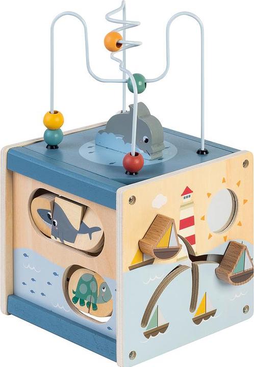 Image du produit HP Cube Bois Activites Ocean 18cm