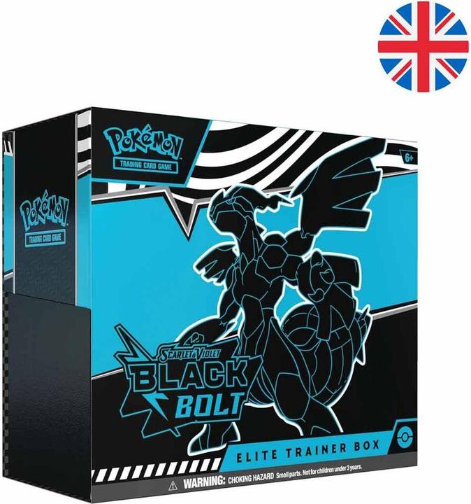Produktbild Pokémon Scarlet & Violet Black Bolt Elite Trainer Box (Englisch, Elite / Top Trainer Box)