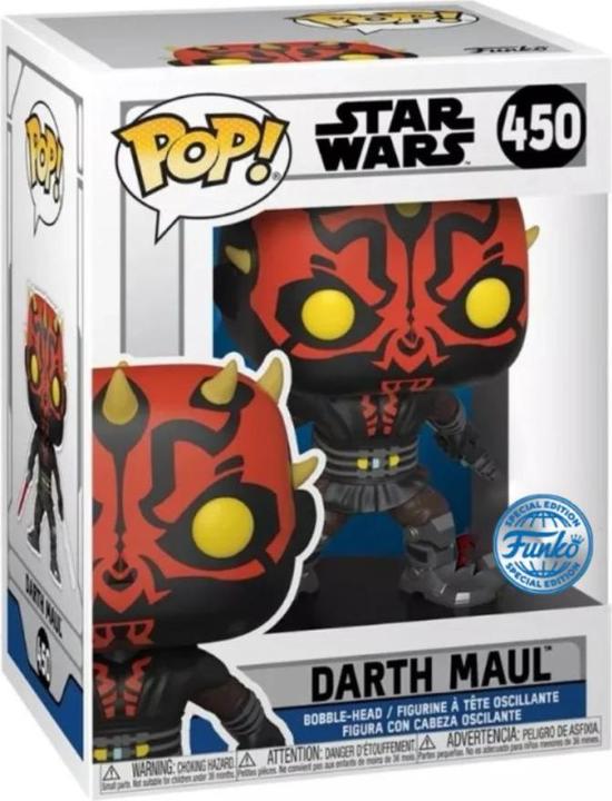 Image du produit Funko POP Star Wars Darth Maul with Saber Exclusive