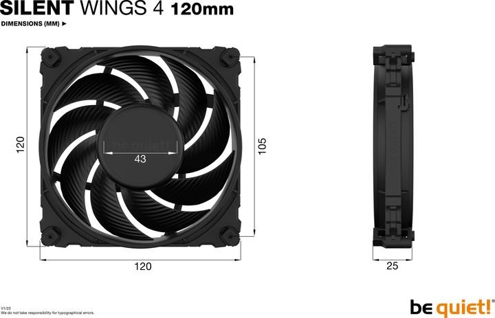 Image du produit be quiet! Silent Wings 4 (120 mm, 1 x)