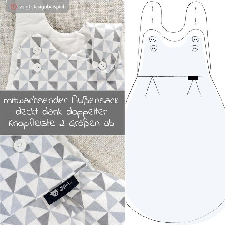 Image du produit Alvi Gigoteuses bébé 3-pièces jersey - Ciel étoilé - (62 cm)
