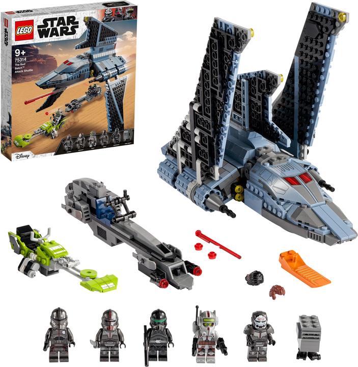 Image du produit LEGO La navette d’attaque du Bad Batch (75314, LEGO Star Wars)