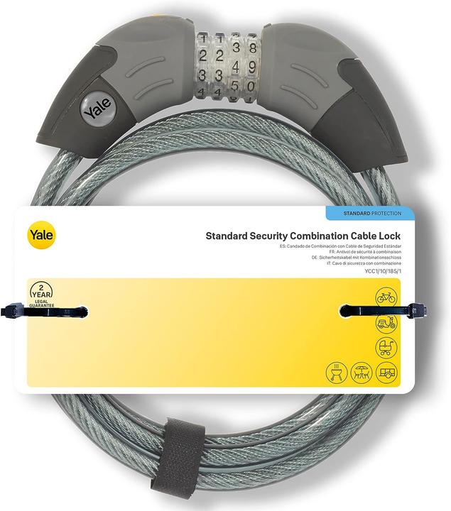 Actual product image Yale Standard Security Bike Lock