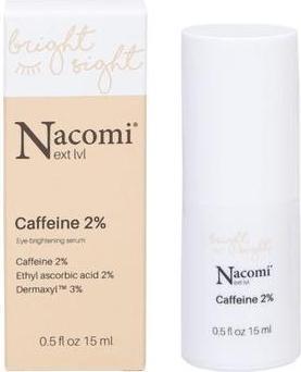 Immagine prodotto Nacomi Next Level Siero Occhi Illuminante con Caffeina 2% 15Ml (Siero, 15 ml, Giorno + Notte)