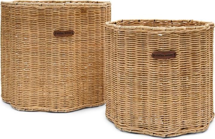 Produktbild Rivièra Maison Rustic Rattan Blossom Basket Set Of 2 pieces (2 x)