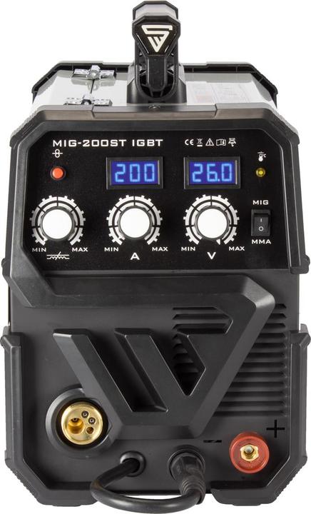 Actual product image Stahlwerk Welding machine MIG MAG 200 ST IGBT shielding gas with 200 amps MMA E-Hand