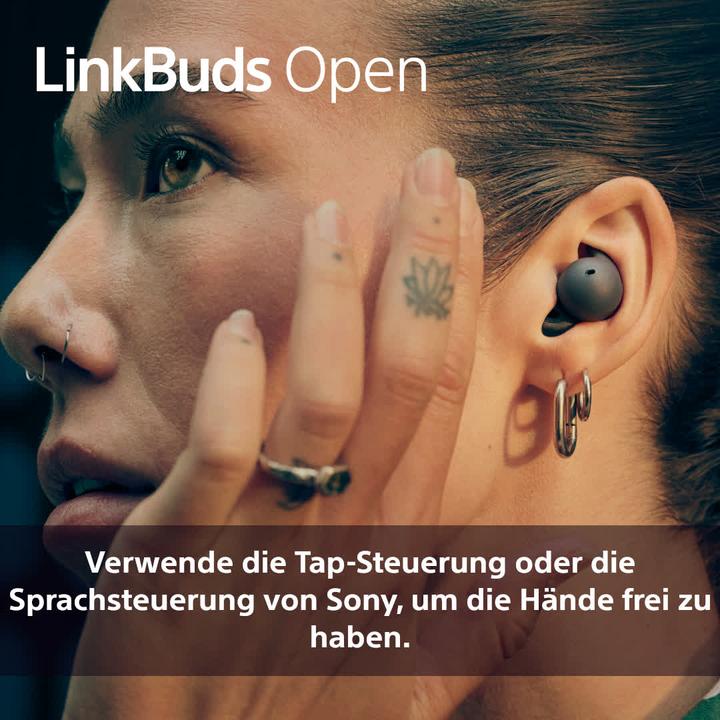 Image du produit Sony LinkBuds Open (pas de réduction du bruit, 8 h, Sans fil)