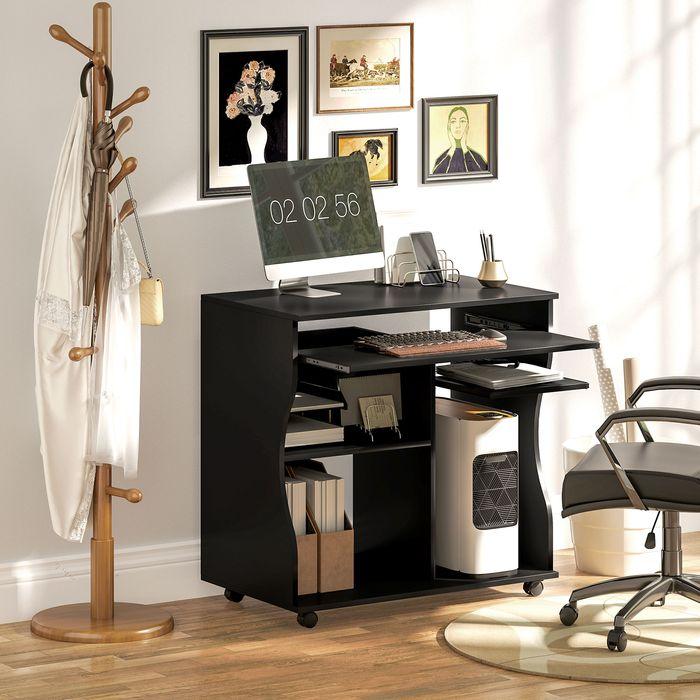Immagine prodotto Swisshandel24 Tavolo da computer (80 x 48 x 75 cm)