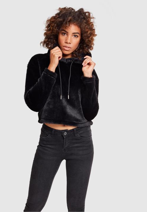 Actual product image Urban Classics Ladies Oversize Short Teddy Hoody (M)