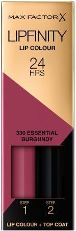 Actual product image Max Factor Lipfinity 24HRS (330 Essential Burgundy)