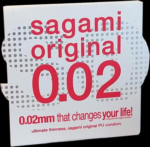 Produktbild Sagami Original 0.02» latexfrei, 1 ultradünnes Kondom für Latex-Allergiker (1 Stk.)