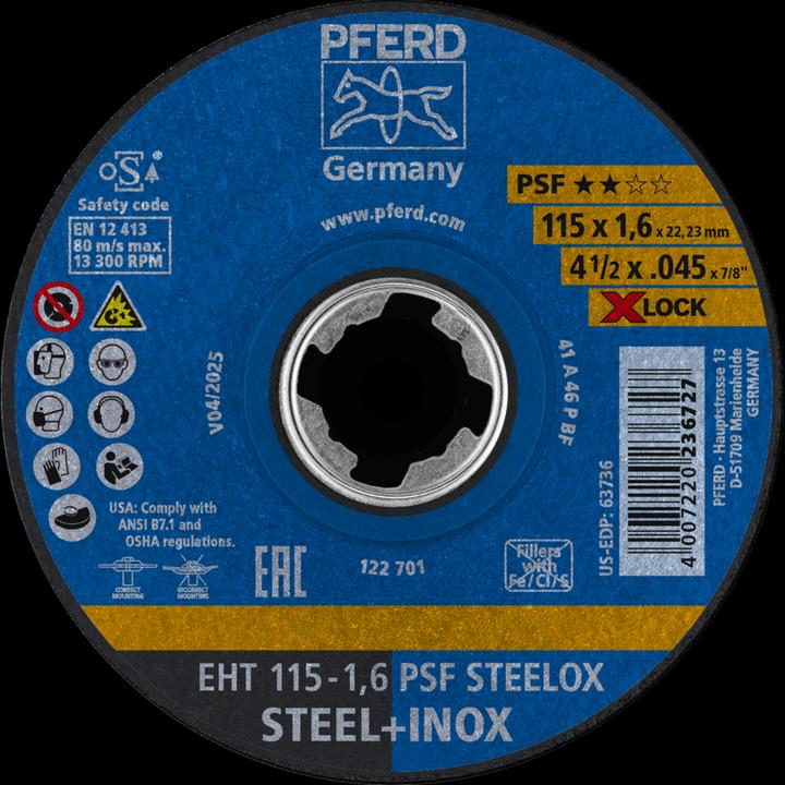 Produktbild Pferd Trennscheibe für INOX X-LOCK