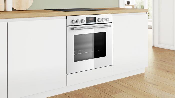 Produktbild Bosch Hausgeräte Einbau-Herd-Set, HEA513BW3 + NKN645GA2E, Einbau-Herd, Elektro-Kochfeld, HND411LW63
