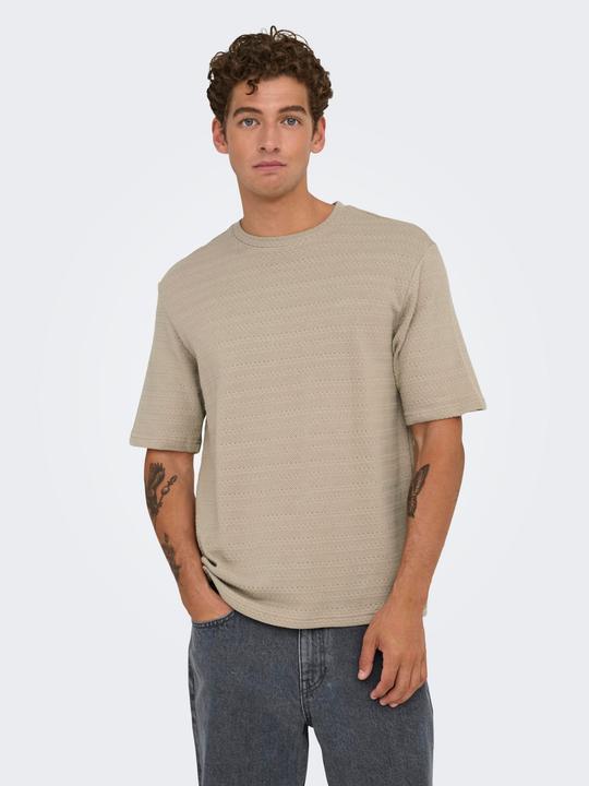 Produktbild Only & Sons Onsgivo Reg 12 Ss Crew Knit Noos (S)