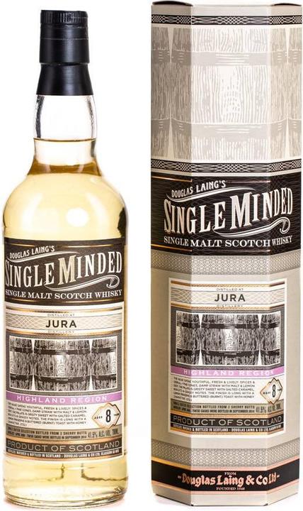 Produktbild Douglas Laing 8 Years Single Minded (Single Malt, Scotch Whisky, 1 x 70 cl)