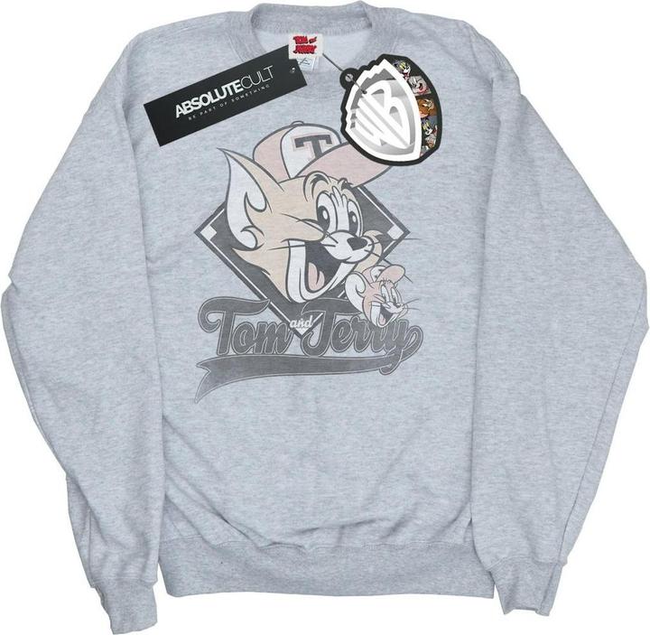Tom & Jerry Baseball Caps Sweatshirt (XL)