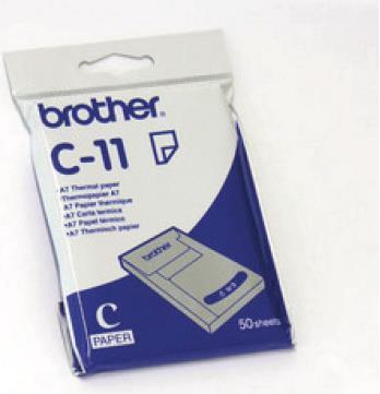 Actual product image Brother Thermal paper A7