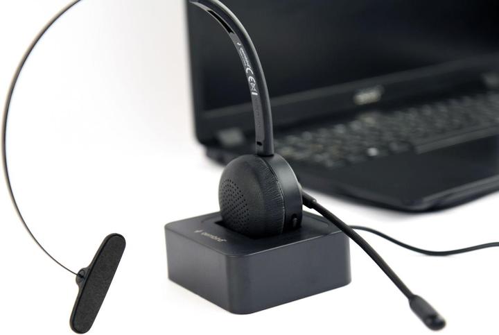 Produktbild Gembird Bluetooth-Callcenter-Headset Mono schwarz (Kabellos, USB-C)