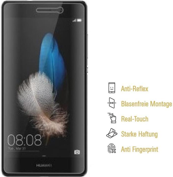 Produktbild Protectorking 1x echtes Tempered 9H Panzerhartglas 3D KLAR (1 Stück, Huawei P8)
