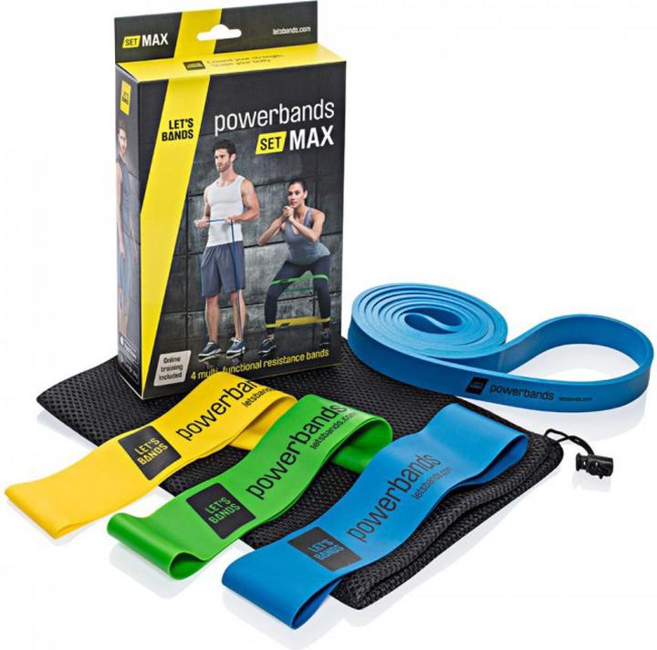 Let's Bands Set Max (0.22 m, Easy, Medium, Strong)