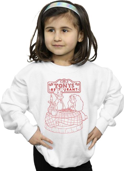 Produktbild Disney Lady And The Tramp That's Amore Sweatshirt Mädchen (128)