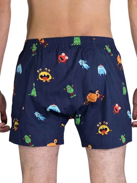 Actual product image Sugar Pine Boxer motif print mix (M, pack of 3)