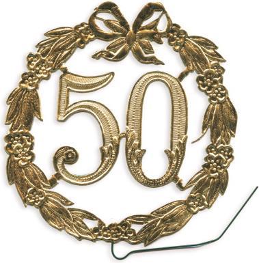 Produktbild Demmler Zahl ”50” gold (50 x, Spezial)