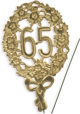 Produktbild Demmler Zahl ”65” Gold (Spezial)