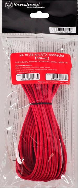 Immagine prodotto Silverstone Estensione ATX 24-24Pin rosso