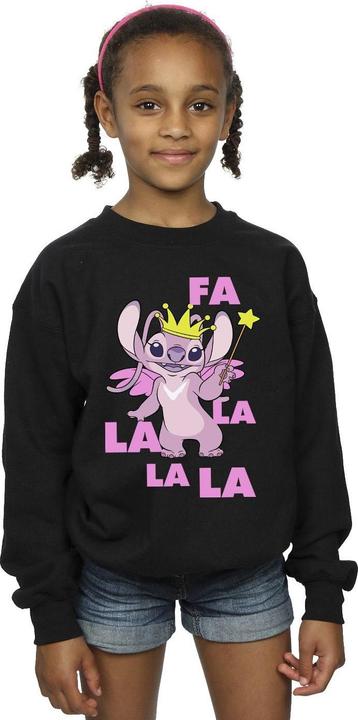 Actual product image Disney Girls Lilo & Stitch Angel Fa La La Sweatshirt (116)