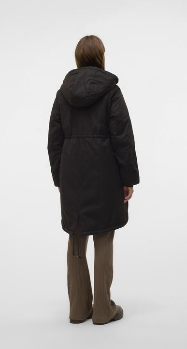 Actual product image Mamalicious Hood with drawstring ribbed cuffs Coat jacket (M)