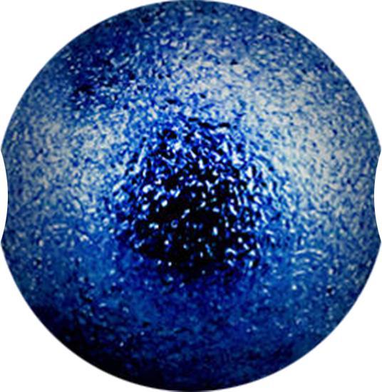 Star Piercing Ball Closure Kugel blau gesprenkelt (ohne Messing, Chirurgenstahl 316L)