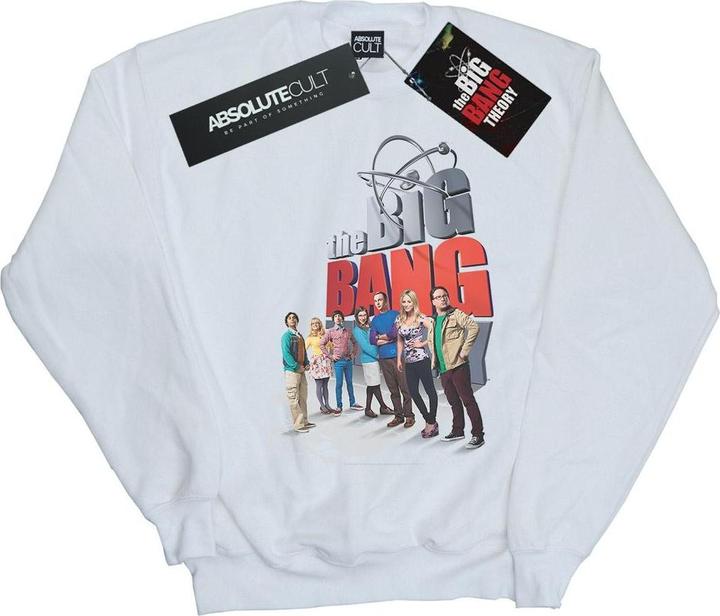 Dam Sweatshirt mit grossem Poster aus Baumwolle