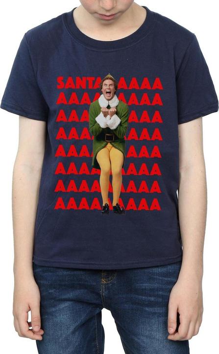 Elf Buddy Santa Scream TShirt Jungen