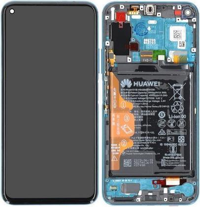 Actual product image Faro + Touch+ Frame+ Battery for YAL-AL10 YAL-L41 Honor 20 Pro - phantom blue