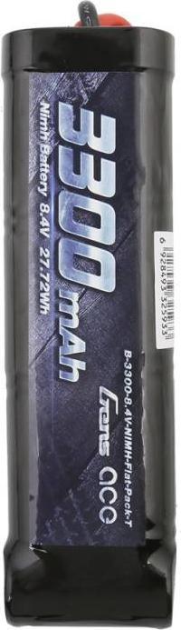 Immagine prodotto Gens Ace Batteria Gens NiMH 8.4V 3300mAh 7 celle piatte (8.40 V, 3300 mAh)