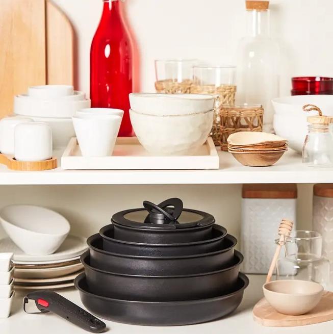 Actual product image Tefal L3971902 Topf-Set (28 cm, Wok, Aluminium)