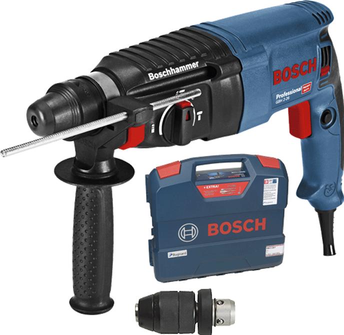 Actual product image Bosch Professional Rotary hammer drill with SDS plus GBH 2-26 F, carry case (Electrical connection)
