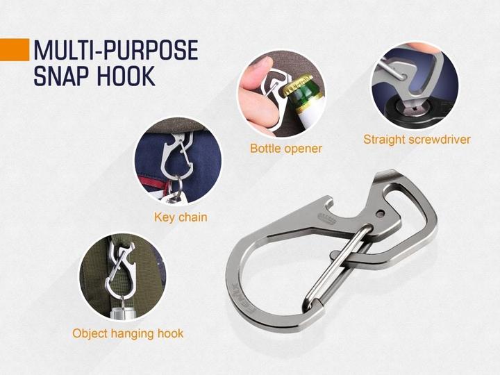 Actual product image Fenix ALB-20 Multifunction snap hook