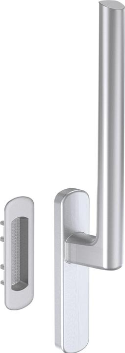 Actual product image Maco HS handle set 12, inside, TS 79-86 mm, silver anodised aluminium (104247) (Door handle)